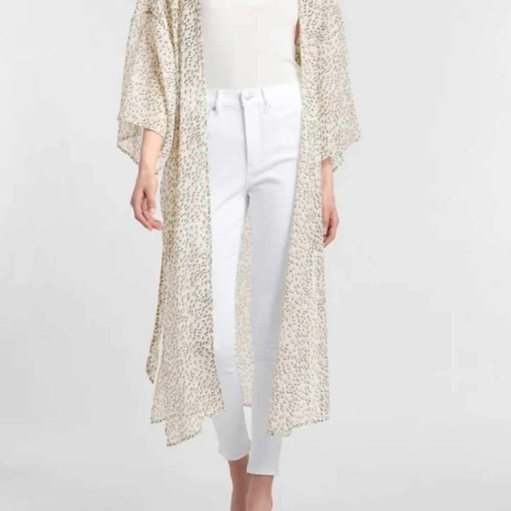 Express sheer kimono cover up